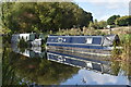 Narrowboats moored east of Cadley Lock in SN8 4NG