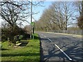 Bus stop on the B3067 in BH16 6BA