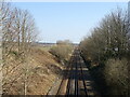 Railway towards Wareham in BH20 6AD