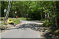 Crossroads in Perry Wood in ME13 9RP