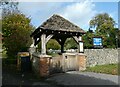 St James, Cherhill: lych gate in SN11 8UZ