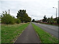 Path beside Barnsley Road (A635)  in DN5 8UF