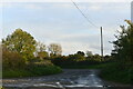 Great Dunham: Castle Acre Road/ Crow Lane junction in PE32 2LL
