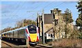 Azuma passes old Warkworth station in NE65 0YL