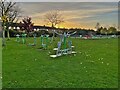 Exercise equipment on Grange Playing Field in SG6 4PY