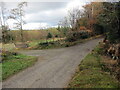 Cyffordd o draciau / A junction of tracks in SA32 7RR