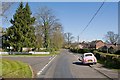 Looking along Slab Lane, West Wellow in SO51 6GW