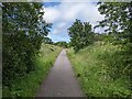 Cycle Route 72 on the old railway track in Bigrigg