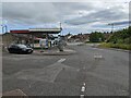 A closed garage near the A595 in CA22 2EF