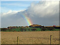 Part Rainbow over Newlandrig in EH23 4GW