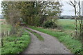Bend in path between Fairfield and Arlesey in SG15 6SD