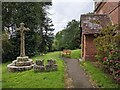 Path to St. Peter's church (Coreley) in SY8 3AU