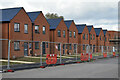 New housing nearing completion on Bluebell Way, Whiteley in SO31 1BQ