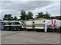 Horse transporters at Hartpury in GL19 3BB