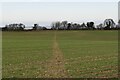 Footpath across field in ME9 7UA