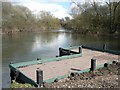 Redhill: fishing platform on the Stour in BH9 3NQ