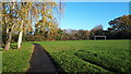 Autumn morning at Lavington Gardens Playing Field in SO52 9NP