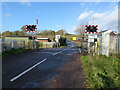 Level crossing at Naas Crossing, Lydney in GL15 5GP