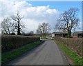 Farm buildings along Fleckney Road in LE8 8AQ