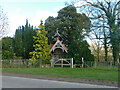 Middle Claydon cemetery gates in MK18 2ET