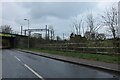 The railway line by Stevenage Road, Little Wymondley in SG4 7JB