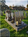 Decorative grave, Hallow Churchyard in WR2 6PW