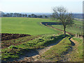 Footpath and farmland, Fawley in RG9 6JJ