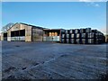 Barn and bales in NE19 2HD