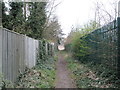Path from East Leigh Farm to Bartons Road in PO9 2NU