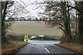 Smannell: Where Green Drove joins Newbury Road (A343) in SP11 6HZ
