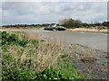 High tide on the River Stour, near Gazen Salts, Sandwich in CT13 9HT