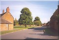 Main Street and the village green Lyddington in Lyddington