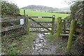 Stile and gate on the Gloucestershire Way in GL52 9QY