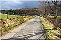 The road to Drummond Earnoch in PH6 2JB