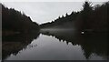 Twilight mist over Eliburn Reservoir in EH54 6TX