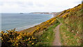 Coastal path SE of Penhale Farm near Seaton, Cornwall in PL11 3JQ