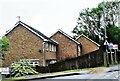 Houses at junction of Netherwood Close and The Ridge, Hastings in TN34 2RD