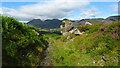 Disused incline above Bethania, Blaenau Ffestiniog in LL41 3LZ