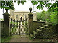 St Hilda's church gate and steps, Sneaton in YO22 5HS