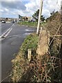 Old Boundary Marker on the A3047 Dudnance Lane in TR14 7UQ