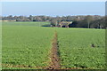 Footpath to Trinity Farm in GU34 5NJ