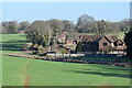Footpath approaching Trinity Farm in GU34 5LL