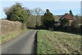 Woodcote Lane, looking towards Little Woodcote in SO32 1JJ