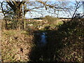 The former Southwold railway line passing over a culvert in IP19 9EN