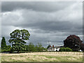 Stormy sky near Hixon in Staffordshire in ST18 0PY
