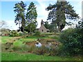 Putley Church and Pond in HR8 2QW