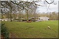 Bracken Farm buildings seen from the east in SP5 2ET