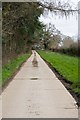Concrete access road to Melchetcourt Farm in SO51 6FS