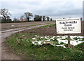 Access road to Blacksmiths Farm in NR12 8RJ