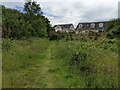 Houses on the edge of Lower Harlech in Harlech Community